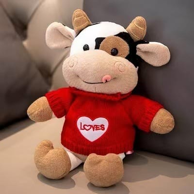 Peluche vaquita  26cm 🐮