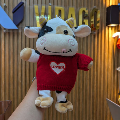 Peluche vaquita  26cm 🐮