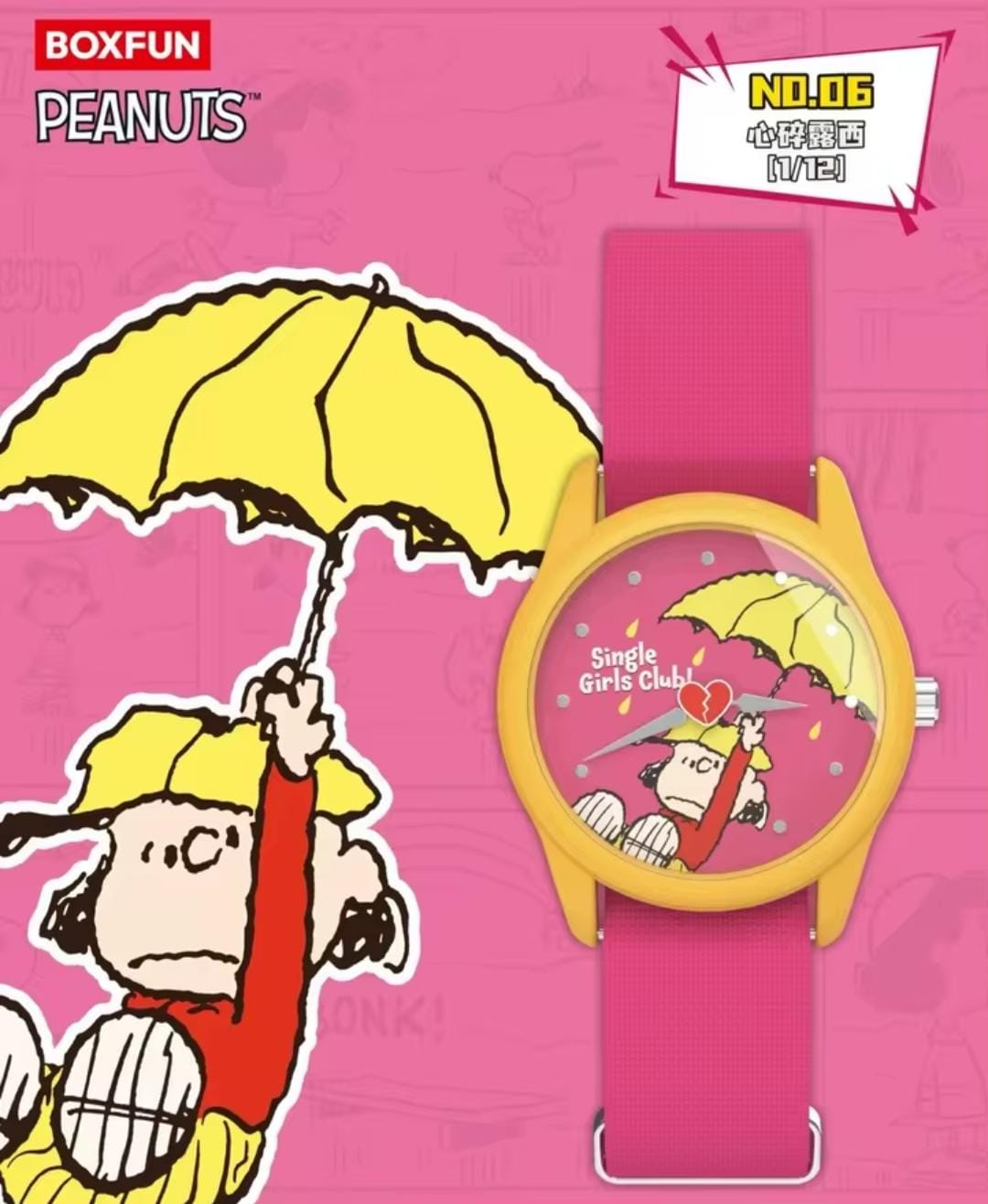 Reloj Snoopy Rosa - Single Girls Club☔💖