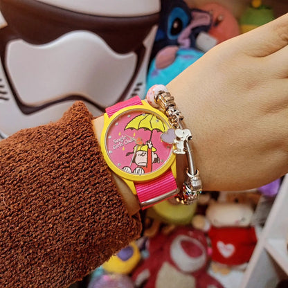 Reloj Snoopy Rosa - Single Girls Club☔💖
