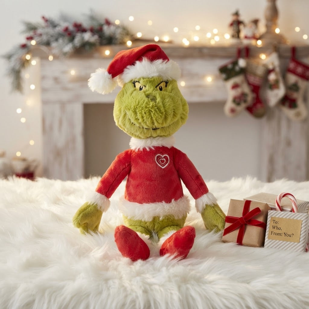 El Grinch Más Tierno! Peluche de Edición Especial 🎄💚