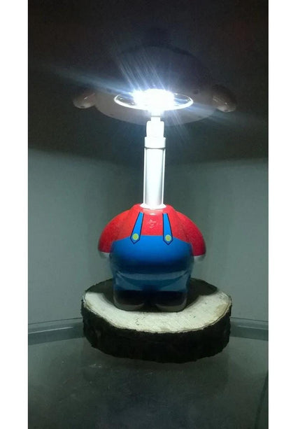 Lámpara LED Decorativa de Super Mario Bros con Cuello Flexible 🍄⭐