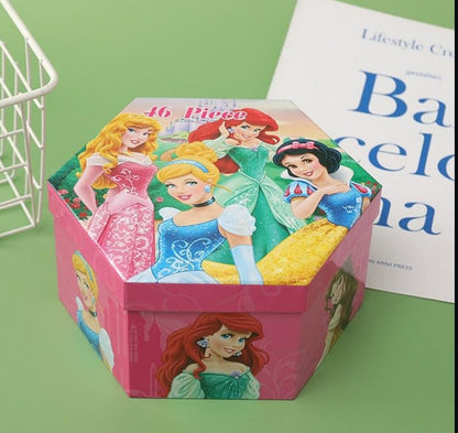 🎨 Set de arte de las Princesas Disney  46pc 👑💖