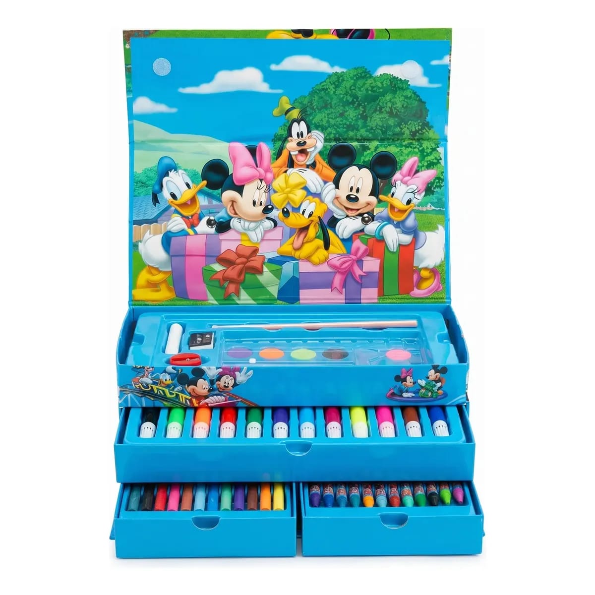 🎨 Set de arte de Mickey y Minnie Mouse 54pc💖🖌️