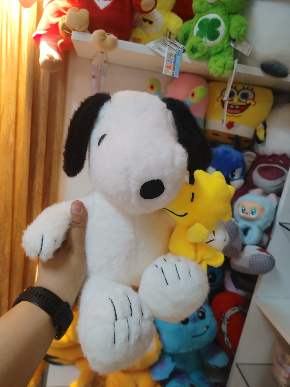 Peluche Snoopy de 30 cm con Woodstock 🧸💛